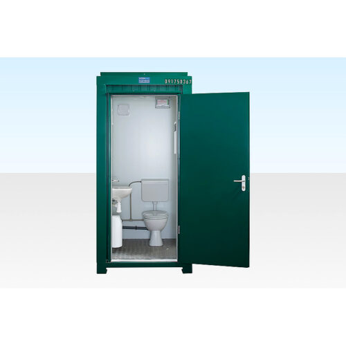 Inodoro individual sobre sector simple 1,2 m x 1,4 m (RAL 6005)