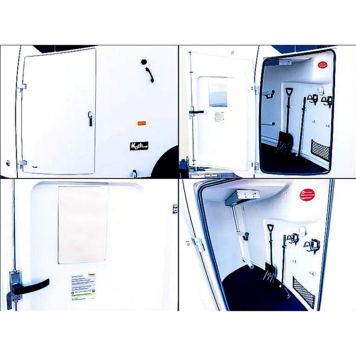 Humbaur Maximus 2700 S, remolque para caballos, blanco - Imagen 5