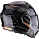 Casco abatible Scorpion Exo Tech Evo negro/cobre ML