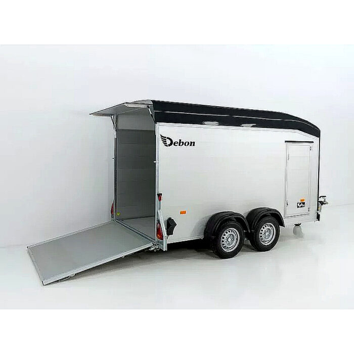 Debon Cargo H201 Remolque Cerrado 2,6 t Alu/Poly, negro - Imagen 2