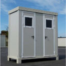 Contenedor sanitario modular SS1 – 2 WC y 2 lavamanos