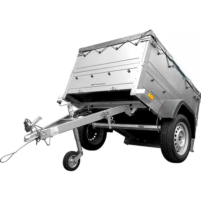 Remolque de jardín UNITRAILER 150 KIPP para automóvil - Imagen 2