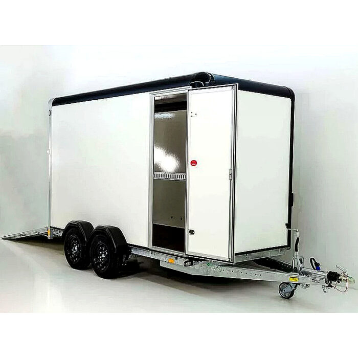 Henra Boxvan Remolque cerrado 3,5t Negro 465x183x220 cm - Imagen 3