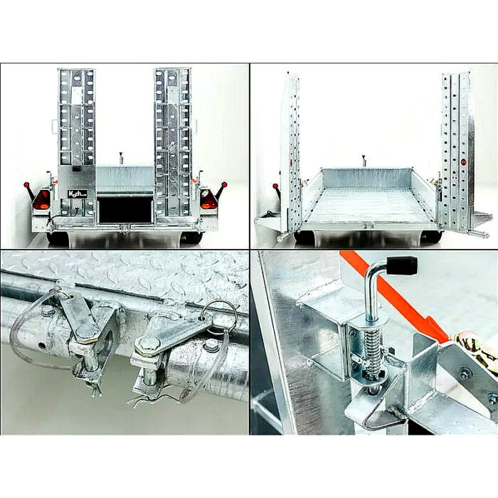 Vezeko remolque para maquinaria de construcción 3,5t con rampas - Imagen 4