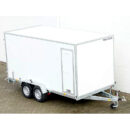 Remolque cerrado BK 200x400 cm, 2,7 t, 100 km/h, con rampa