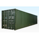 Contenedor marítimo verde 40 pies – (RAL 6007)
