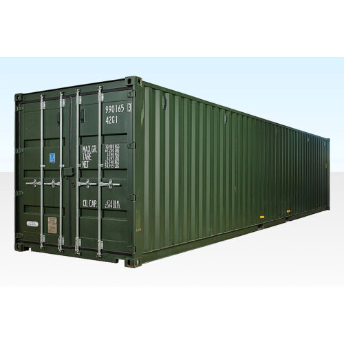 Contenedor marítimo verde 40 pies – (RAL 6007)