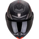 Casco abatible Scorpion Exo Tech Evo Conquer negro/rojo