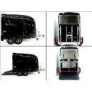 Humbaur Maximus 2700 S, remolque para caballos, negro