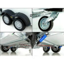 Humbaur Single Alu 1600 remolque caballos con montura