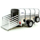 Ifor Williams P8G remolque para ganado 124x250 cm, 1,4t