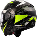 Casco abatible LS2 FF910 Advant II Carbon negro-amarillo
