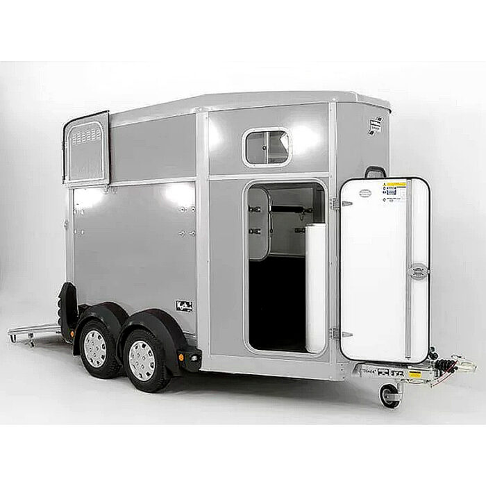 Ifor Williams HB506 remolque para caballos, plata - Imagen 3