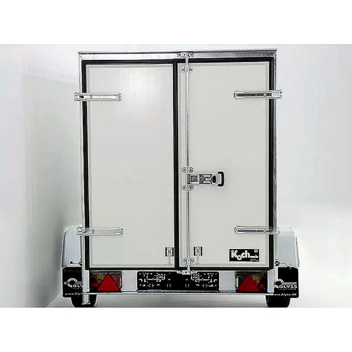 Remolque cerrado BK 750 kg, 135 x 248 x 150 cm, blanco - Imagen 3