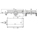 Garden Trailer 230 KIPP con enganche plegable