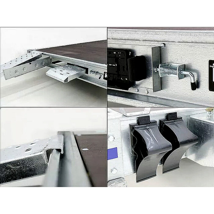 Remolque Temared Autotrailer 215x400 cm 2,7 t con rampas - Imagen 3