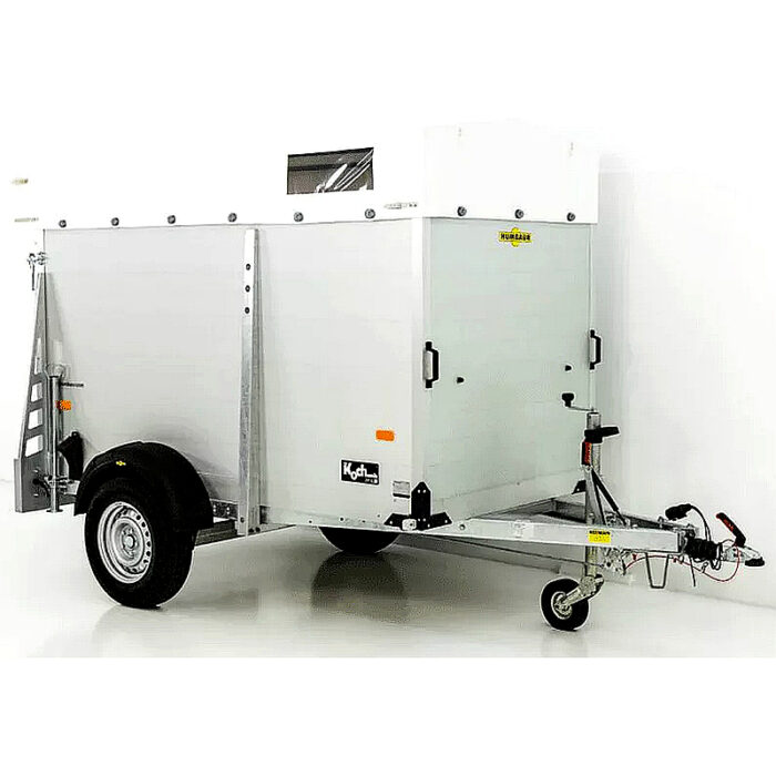 Humbaur Remolque para ganado 130x250 cm, 1,5 t, aluminio