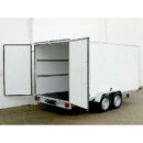 Remolque cerrado BK 200x400 cm, 2,7 t, 100 km/h, con rampa