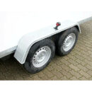 Remolque cerrado BK 200x400 cm, 2,7 t, 100 km/h, con rampa