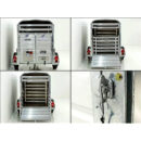 Ifor Williams P8G 124x244x153 cm 1,4t remolque para ganado