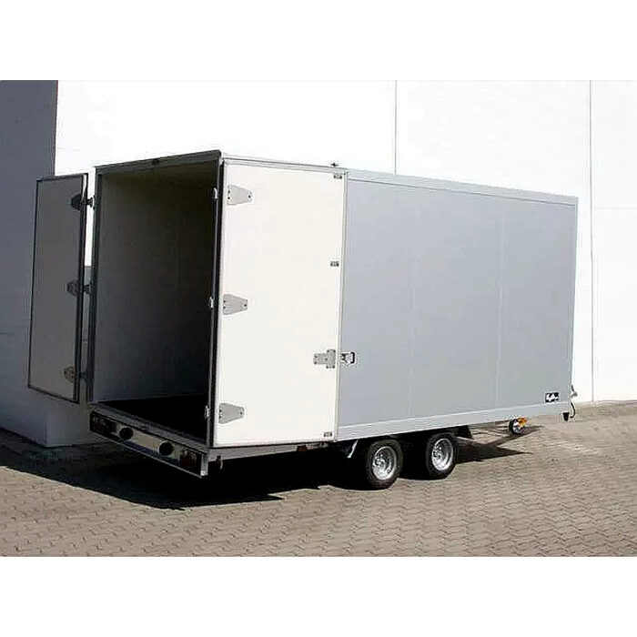 Unsinn remolque tipo furgón UK 204x426cm, 3t, plataforma alta - Imagen 4