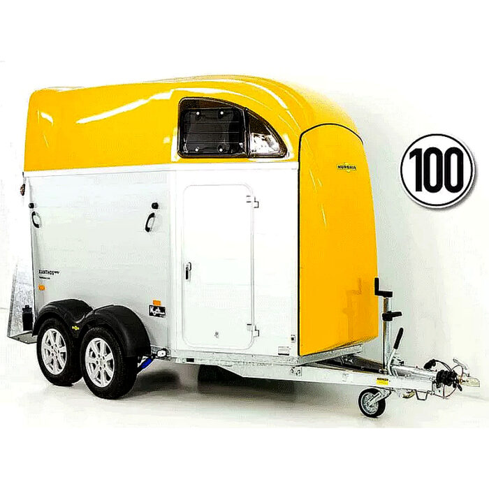 Humbaur XANTHOS AERO 2400 – Remolque para caballos de 2 plazas