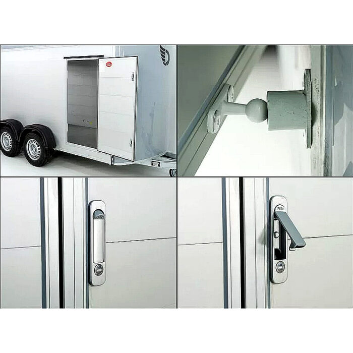 Debon Cargo H201 Remolque Cerrado 2,6 t Alu/Poly, negro - Imagen 5