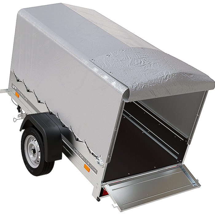 Remolque Garden Trailer 201 KIPP 750 kg con lona alta - Imagen 4