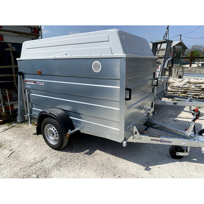 Cresci PT6F Remolque Cerrado con Freno – 750 kg - Imagen 2