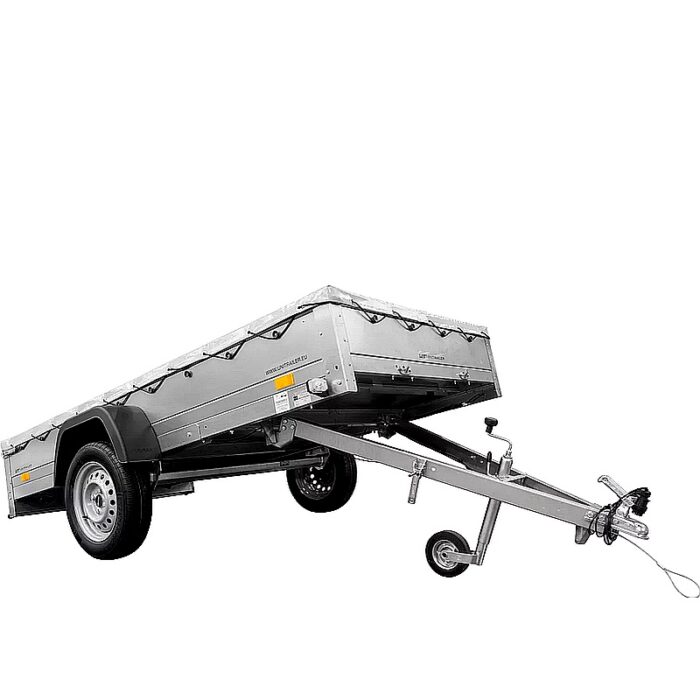 Remolque Garden Trailer 264 KIPP con lona plana, 750 kg - Imagen 2