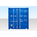 Contenedor autoservicio 20 pies con suelo de bambú - azul (RAL 5010)