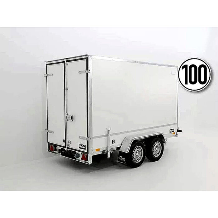 BK Remolque Cerrado 146x357x180 cm, 2,7 t, doble eje
