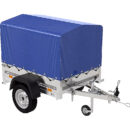Garden Trailer 150 KIPP con lona y rueda de apoyo
