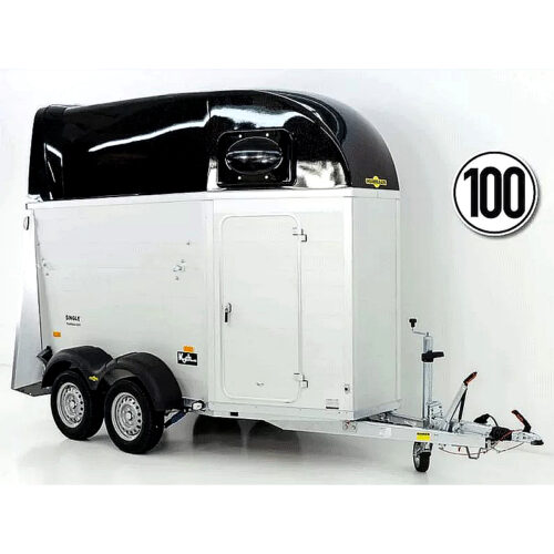 Humbaur Single Alu 1600, remolque para caballos, 1,5 plazas, 1600 kg