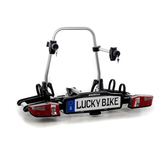 Uebler X21 S, portabicicletas plegable para 2 E-Bikes