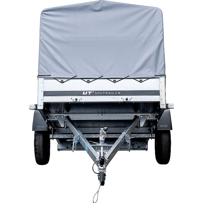 Remolque PKW 230x125 cm, 750 kg, basculante con lona alta - Imagen 7