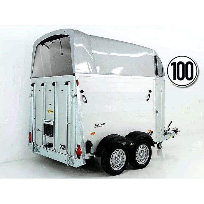 Humbaur XANTHOS 2000 remolque caballos aluminio 2 plazas