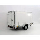 Remolque cerrado BK 750 kg, 135 x 248 x 150 cm, blanco