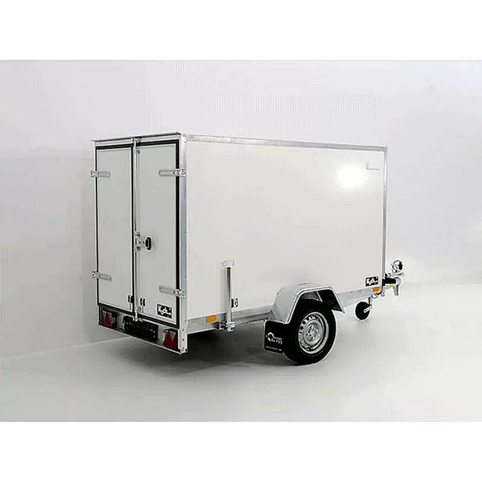 Remolque cerrado BK 750 kg, 135 x 248 x 150 cm, blanco