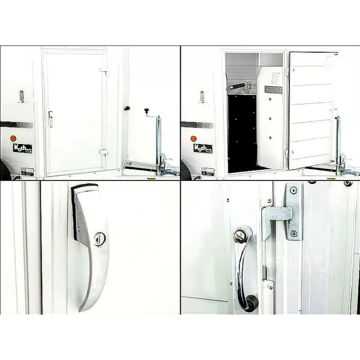 Blomert ISI Blitz Alu Remolque para Caballos 2 plazas, color plata - Imagen 11