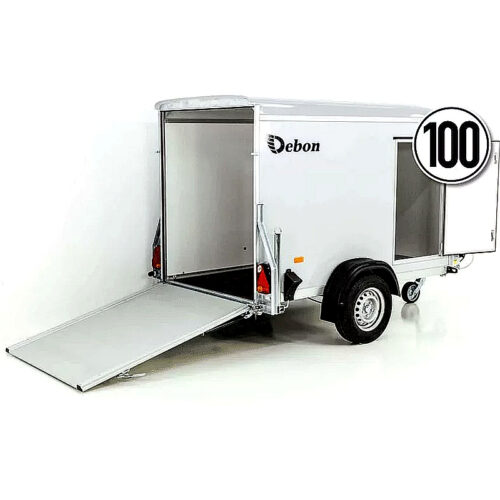 Debon DK R255 Remolque Cerrado 125x255x156 cm, 1300 kg
