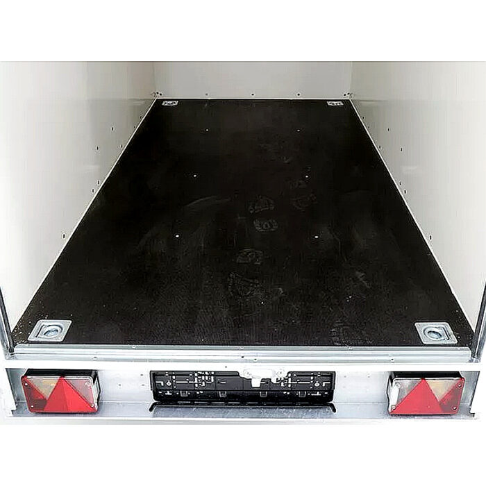 Remolque cerrado BK 750 kg, 135 x 248 x 150 cm, blanco - Imagen 8