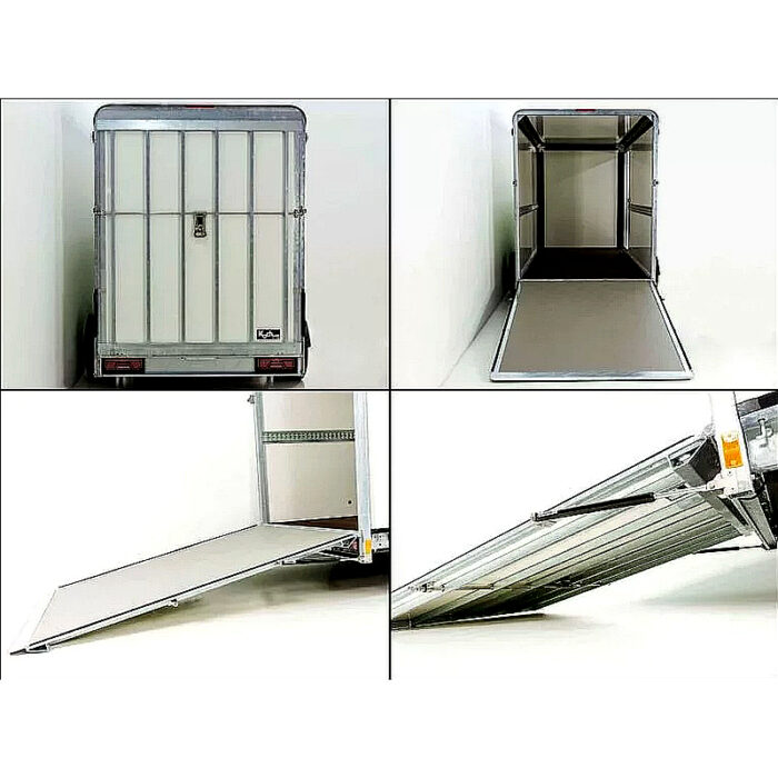 Henra Boxvan Remolque cerrado 3,5t Negro 465x183x220 cm - Imagen 10