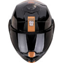 Casco abatible Scorpion Exo Tech Evo negro/cobre ML