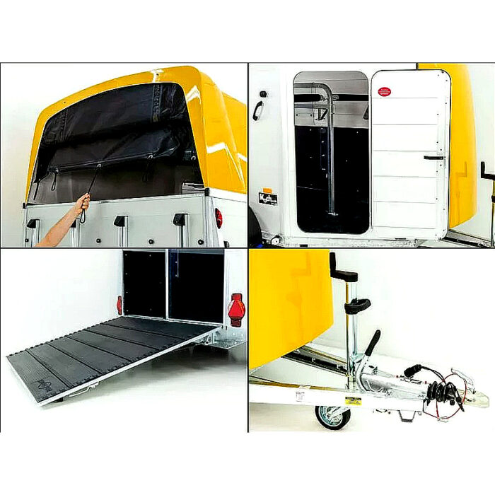 Humbaur XANTHOS AERO 2400 – Remolque para caballos de 2 plazas - Imagen 5