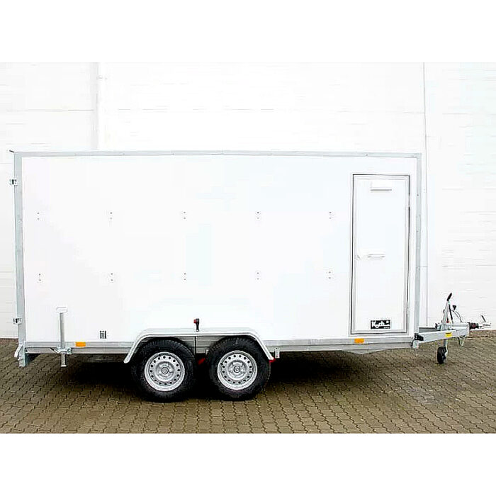 Remolque cerrado BK 200x400 cm, 2,7 t, 100 km/h, con rampa - Imagen 2