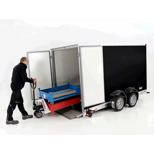 Vezeko remolque furgón de carga rebajado 2,7t – 157x344x210cm