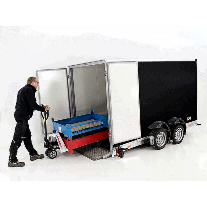 Vezeko remolque furgón de carga rebajado 2,7t – 157x344x210cm