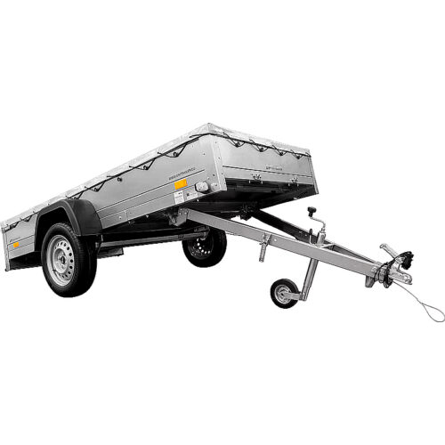 Remolque Garden Trailer 264 KIPP con lona plana, 750 kg