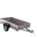 Remolque de jardín UNITRAILER 230 FD, un eje, 750 kg